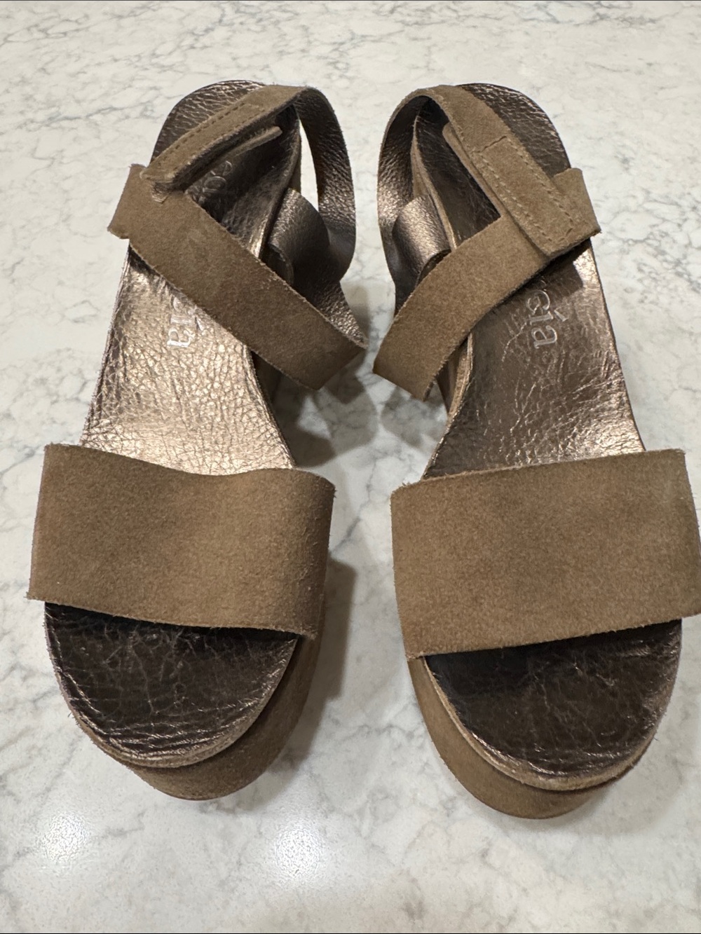 Pedro Garcia suede wedges in GUC